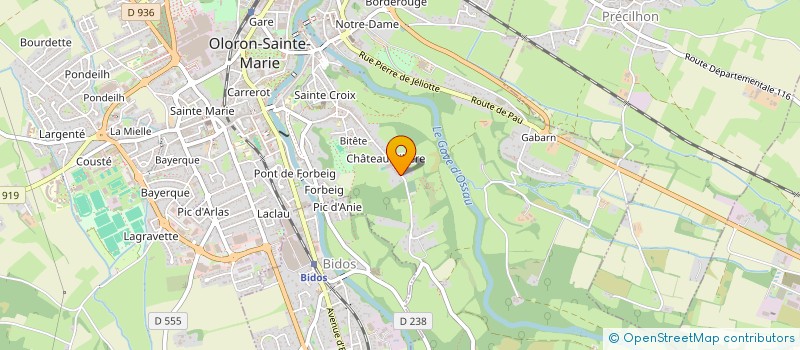 localisation de l'entreprise OSLEND  OLORON-SAINTE-MARIE