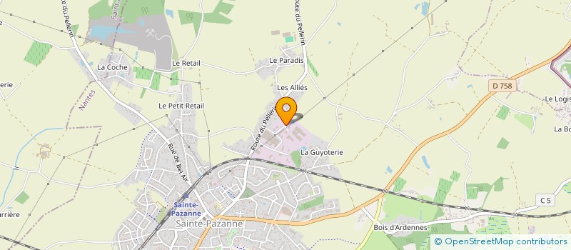 localisation de l'entreprise OSM à SAINTE-PAZANNE