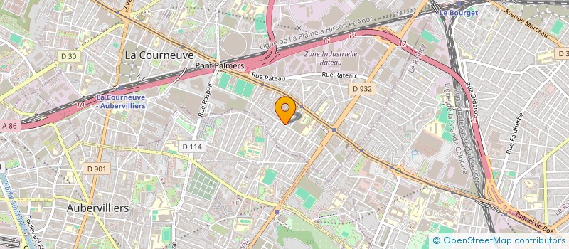localisation de l'entreprise OSM à LA COURNEUVE