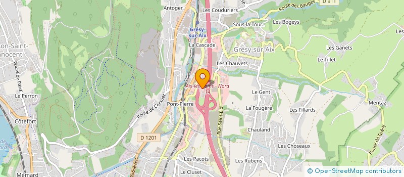 localisation de l'entreprise OSM AIX à GRESY-SUR-AIX
