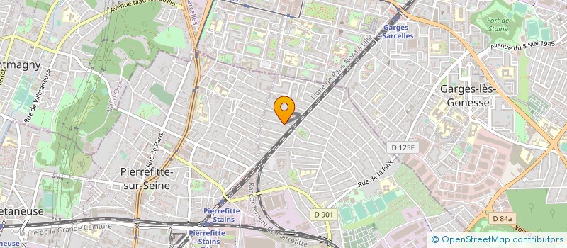 localisation de l'entreprise OSM CONSTRUCTION  STAINS