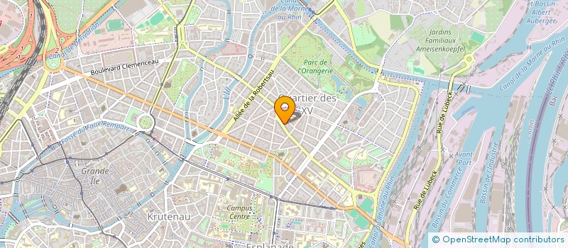 localisation de l'entreprise OSMA à STRASBOURG