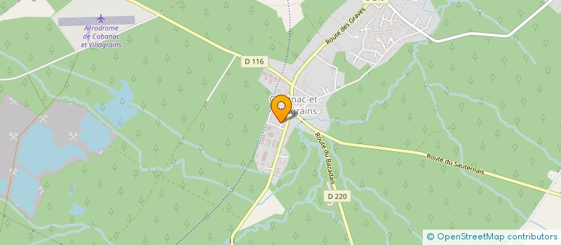 localisation de l'entreprise OSMA  CABANAC-ET-VILLAGRAINS