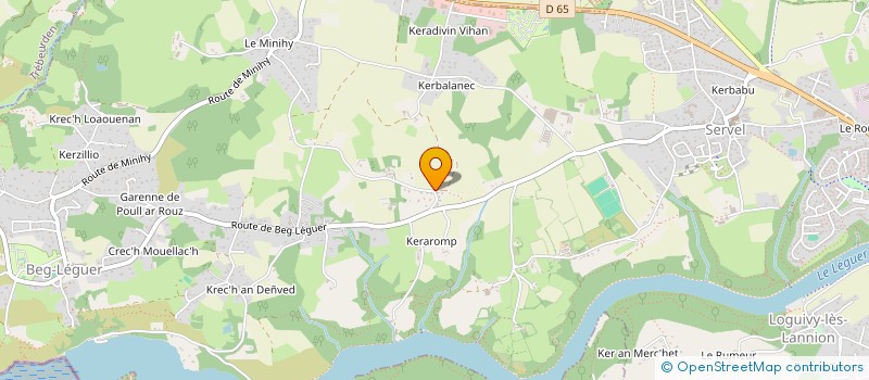 localisation de l'entreprise OSMALE  LANNION