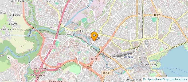 localisation de l'entreprise OSMAN à ANNECY