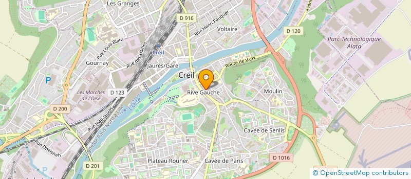 localisation de l'entreprise OSMAN KHAN à CREIL