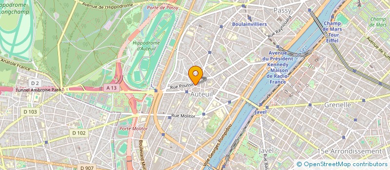 localisation de l'entreprise OSMANTHUS 1  PARIS