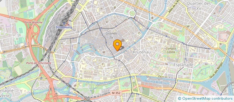 localisation de l'entreprise OSMANTHUS à STRASBOURG