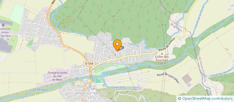 localisation de l'entreprise OSMAUSE  VINON-SUR-VERDON