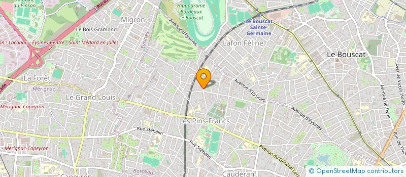 localisation de l'entreprise OSMI  BORDEAUX