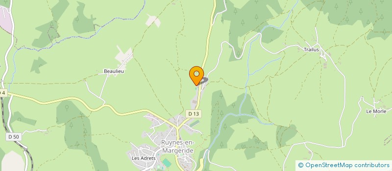 localisation de l'entreprise OSMILI à RUYNES-EN-MARGERIDE