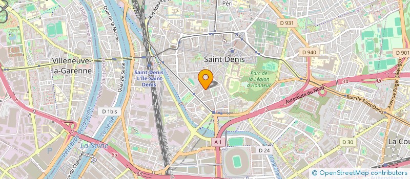 localisation de l'entreprise OSMO DREAM'BEAUTY à SAINT-DENIS