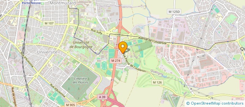localisation de l'entreprise OSMO INGENIERIE à DIJON