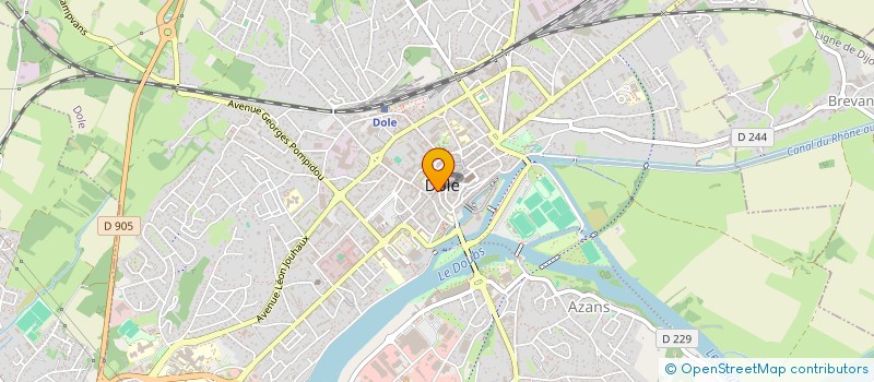 localisation de l'entreprise OSMO METAL à DOLE