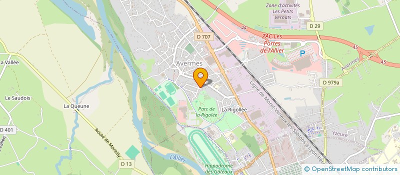 localisation de l'entreprise OSMO'TEC à AVERMES