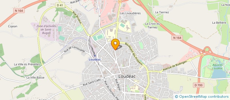 localisation de l'entreprise OSMOBIO à LOUDEAC