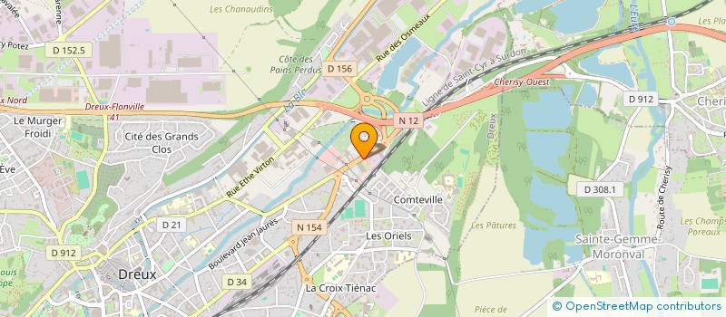localisation de l'entreprise OSMONT-FEUARDANT à DREUX