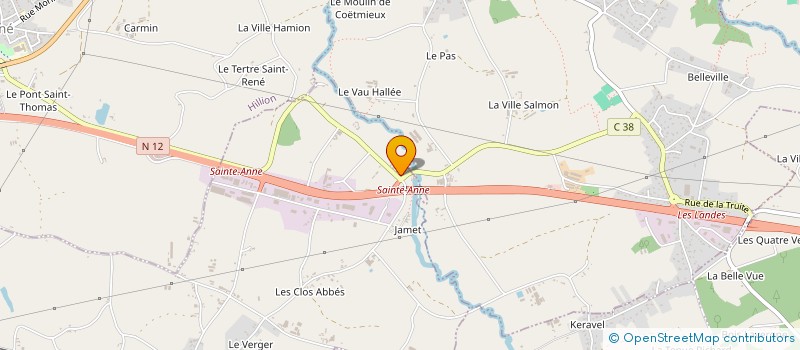 localisation de l'entreprise OSMOPAC à HILLION