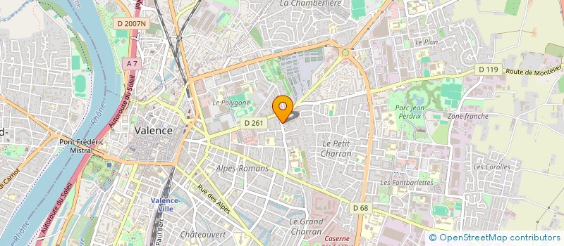 localisation de l'entreprise OSMOPURE à VALENCE