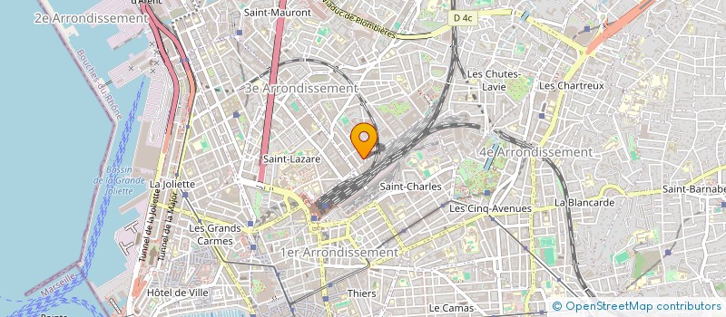 localisation de l'entreprise OSMOSE 13 à MARSEILLE