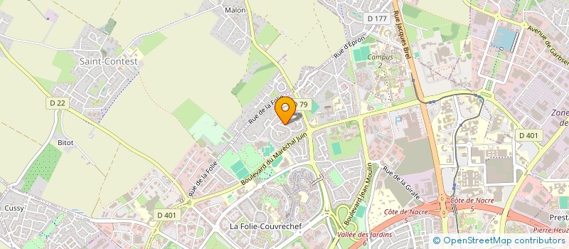 localisation de l'entreprise OSMOSE à CAEN
