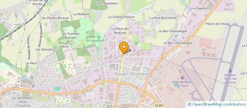 localisation de l'entreprise OSMOSE à NOTRE-DAME-D'OE