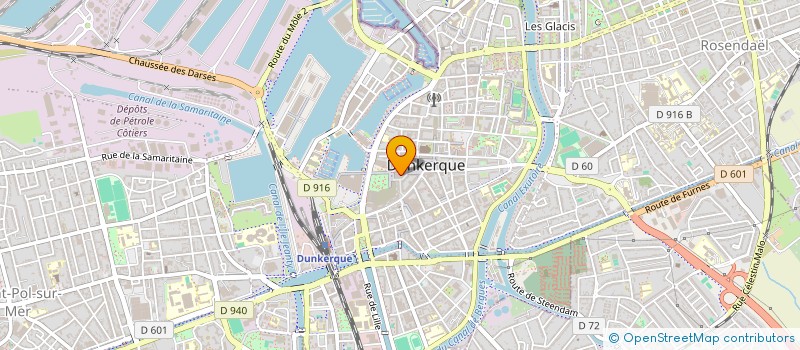 localisation de l'entreprise OSMOSE à DUNKERQUE