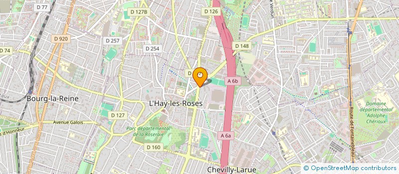 localisation de l'entreprise OSMOSE  L'HAY-LES-ROSES