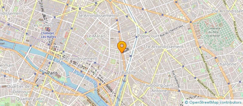 localisation de l'entreprise OSMOSE  PARIS