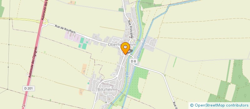 localisation de l'entreprise OSMOSE  OBERENTZEN