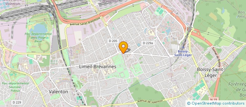 localisation de l'entreprise OSMOSE  LIMEIL-BREVANNES