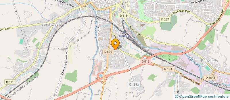 localisation de l'entreprise OSMOSE à LISIEUX