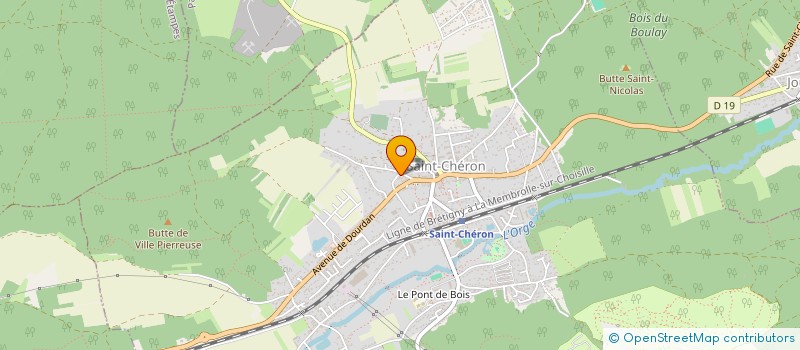 localisation de l'entreprise OSMOSE  SAINT-CHERON