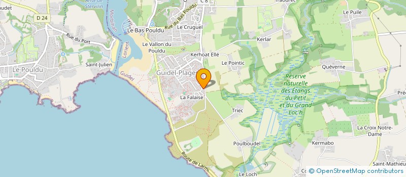 localisation de l'entreprise OSMOSE  GUIDEL