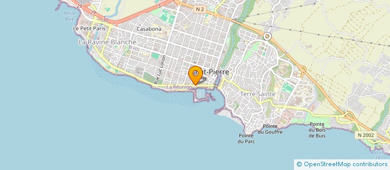 localisation de l'entreprise OSMOSE  SAINT-PIERRE
