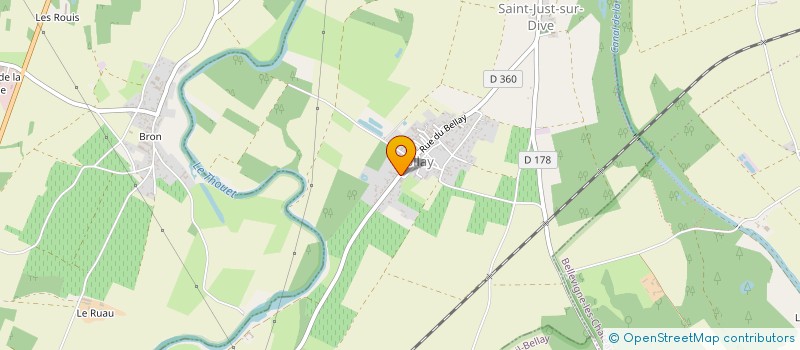 localisation de l'entreprise OSMOSE  SAINT-JUST-SUR-DIVE