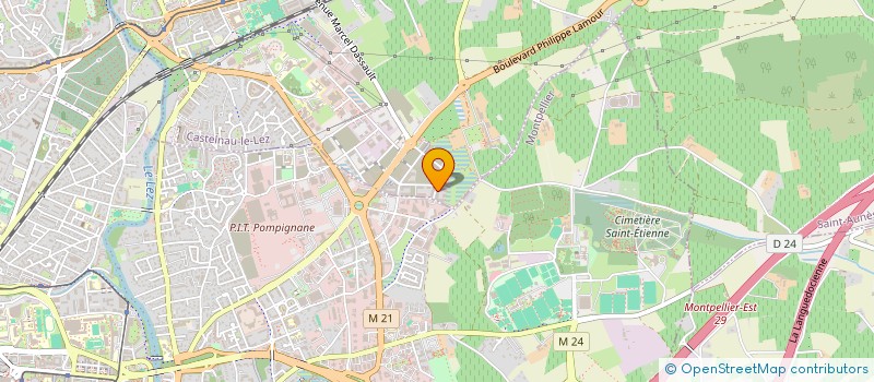 localisation de l'entreprise OSMOSE  CASTELNAU-LE-LEZ