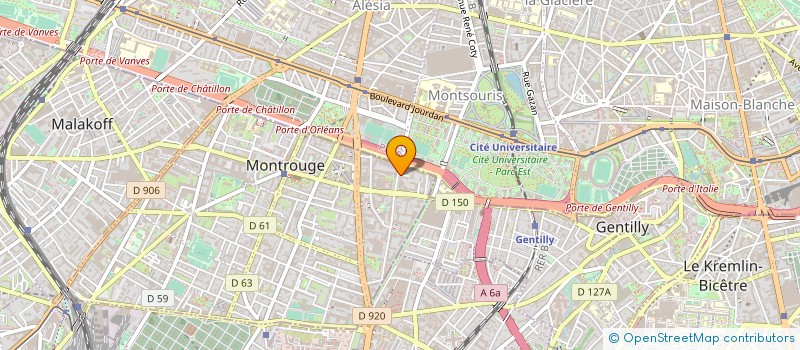 localisation de l'entreprise OSMOSE ENTERTAINMENT  MONTROUGE