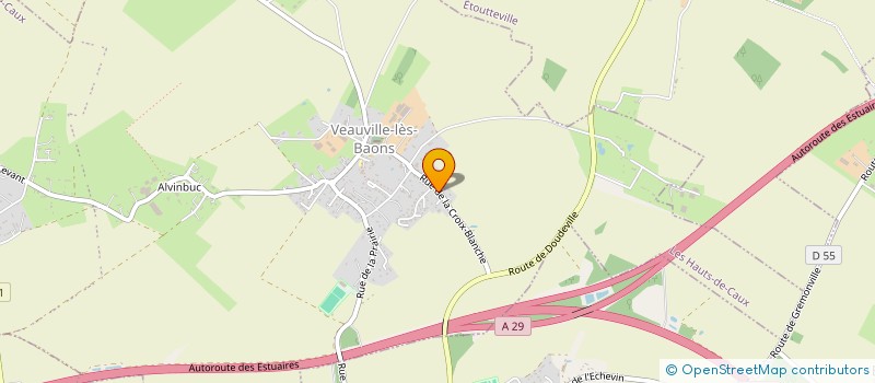 localisation de l'entreprise OSMOSE IMMOBILIER  LES HAUTS-DE-CAUX