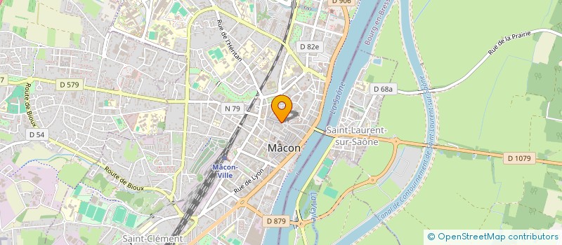 localisation de l'entreprise OSMOSE IMMOBILIER à MACON