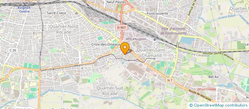 localisation de l'entreprise OSMOSE RADIO à AVIGNON