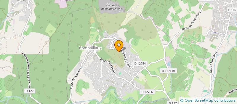 localisation de l'entreprise OSMOSE SOUTIEN SCOLAIRE A DOMICILE  COMBAILLAUX