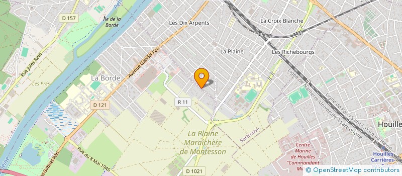 localisation de l'entreprise OSMOSE TRANSPORTS  SARTROUVILLE