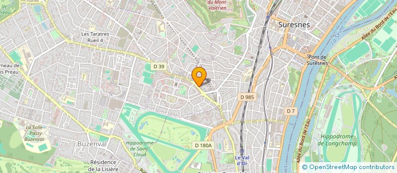 localisation de l'entreprise OSMOSE VISION PARIS à SURESNES