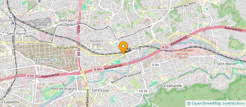 localisation de l'entreprise OSMOSE & VOUS à MARSEILLE
