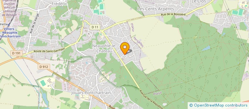 localisation de l'entreprise OSMOSES ANIMALES  NEAUPHLE-LE-CHATEAU