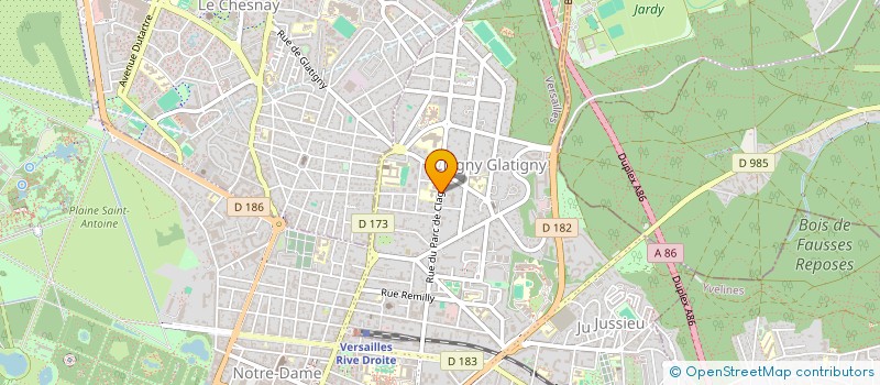 localisation de l'entreprise OSMOTHEQUE à VERSAILLES