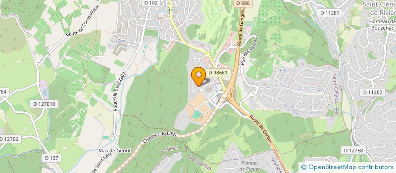 localisation de l'entreprise OSMOZ  SAINT-GELY-DU-FESC