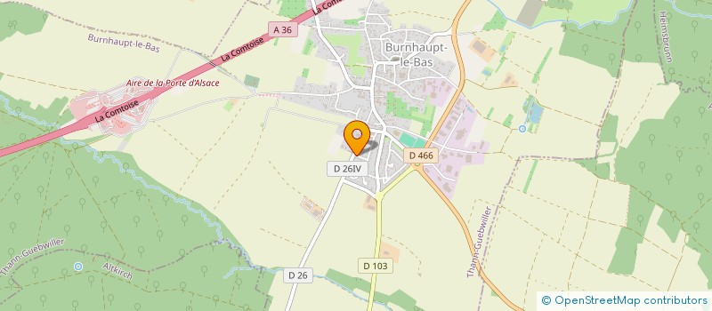 localisation de l'entreprise OSMOZ  BURNHAUPT-LE-BAS