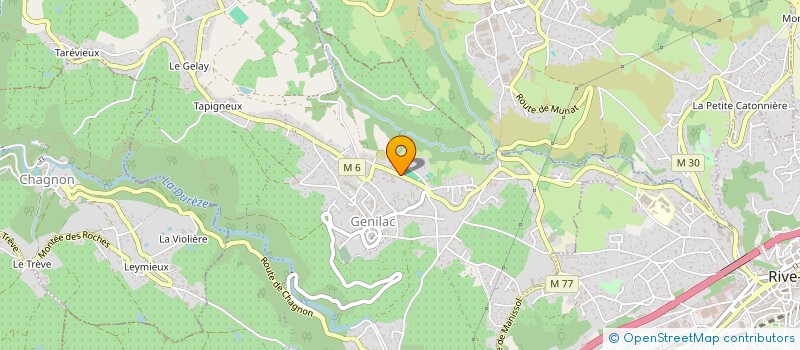 localisation de l'entreprise OSMOZ  GENILAC